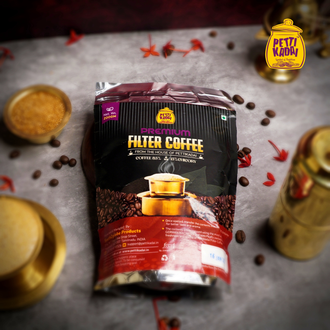 Buy the Best South Indian Filter Coffee Powder Online Pettikadai