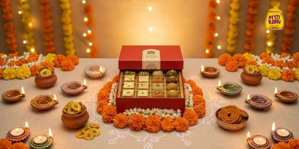 Diwali with Sweets: Traditional Diwali Sweets & Gift Boxes from Pettikadai