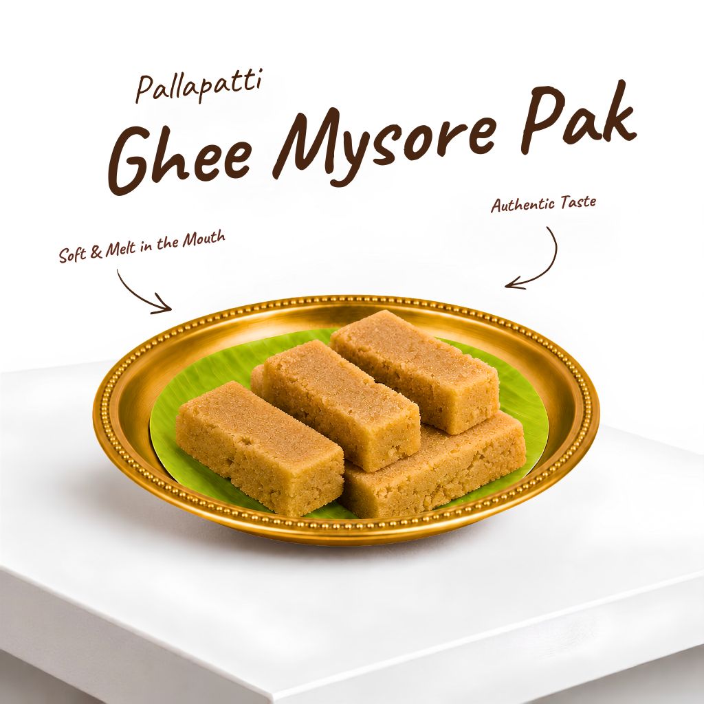 Pallapatti Ghee Mysore Pak-பள்ளப்பட்டி நெய் மைசூர் பாக்