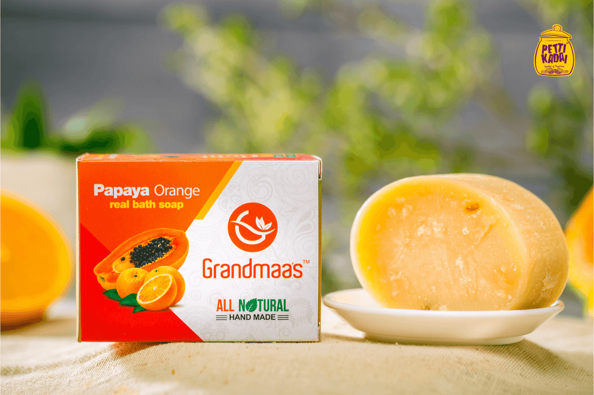 Papaya-Orange Soap -1no (100gm)