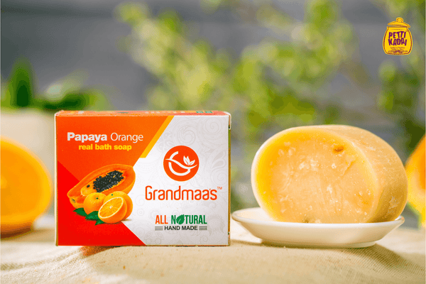Papaya-Orange Soap -1no (100gm)