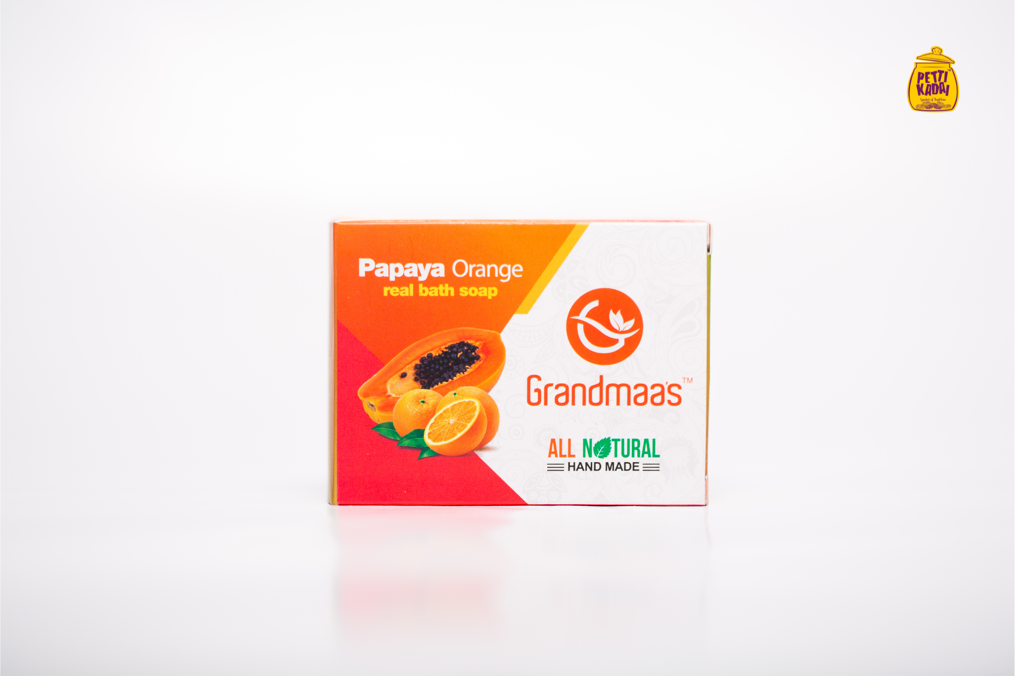 Natural handmade papaya soap for glowing skin