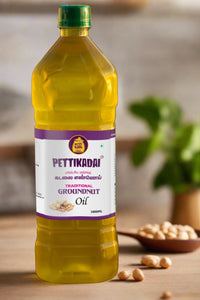 Groundnut Oil 1L -Pettikadai Wood Pressed